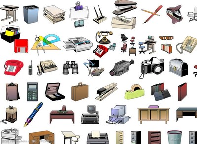 辦公用品與日用百貨矢量素材 提升設計效率的創意寶藏